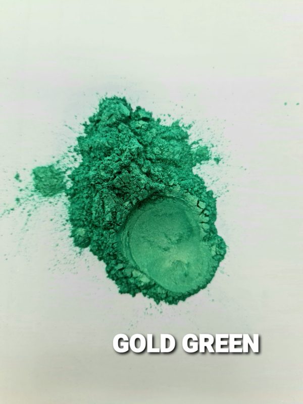 GOLD GREEN- Aussie Camphor - Mica Pigment Powder