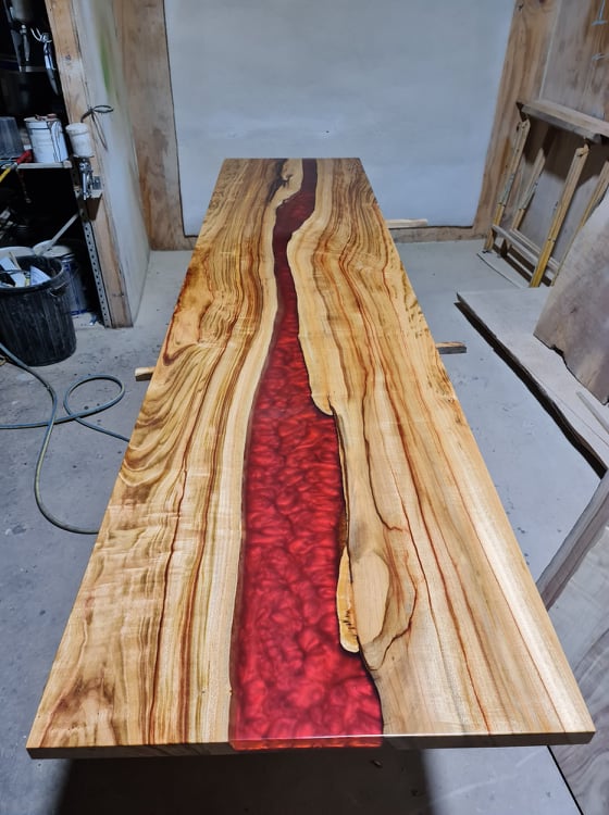 Epoxy Resin Table Top in Australia - Made by Aussie Camphor